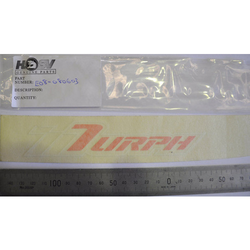 HOLDEN HSV GREG MURPHY VE CLUBSPORT R8 SPECIAL EDITION MURPH DECAL