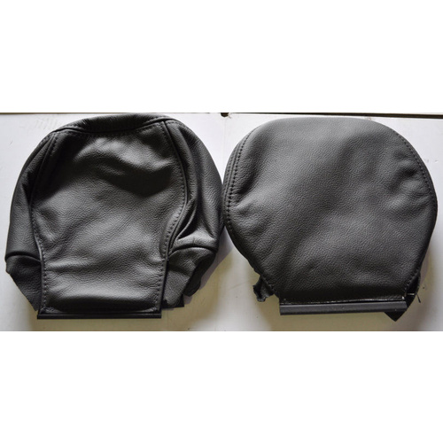Holden VYII VZ Calais Front Head Rests Leather Trim Pair - Anthracite Black