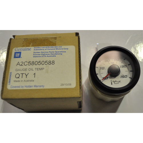 HOLDEN HSV VE SERIES 1 OIL TEMP GAUGE WHITE FACE