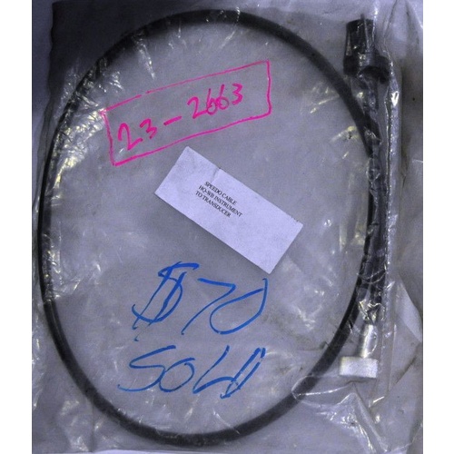 HOLDEN HQ HJ HX HZ & WB SPEEDO CABLE 6 CYL V8 TRI - 3 4 SP CLUSTER TO TRANSDUCER