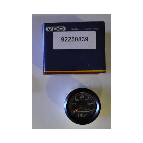 HOLDEN HSV VE POD ENIGINE OIL PRESSURE GAUGE BLACK FACE VDO