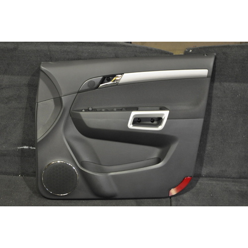 Holden Antara Right Front Door Trim With Elec Window Switch Anthracite