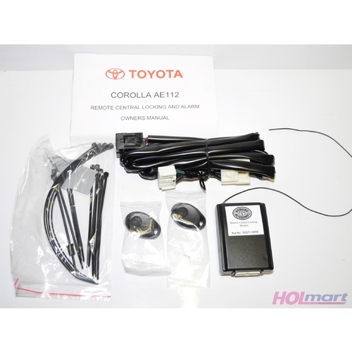 Toyota Corolla AE112 Remote Central Locking and Alarm Kit