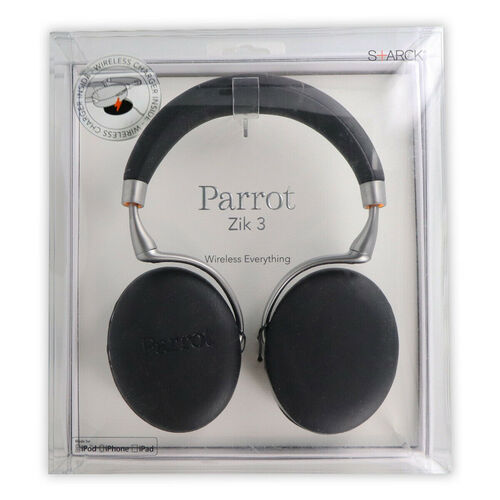 Parrot Zik 3 Bluetooth Wireless Headphones Black Wireless Charger