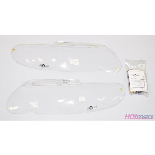 Holden VX Headlight Protectors Tear-drop Type SS Executive Acclaim Commodore GMH NOS