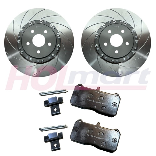 HSV VE GTS E2 E3 6 Pot AP Racing Front Slotted Discs & Brake Pad Kit (380mm)