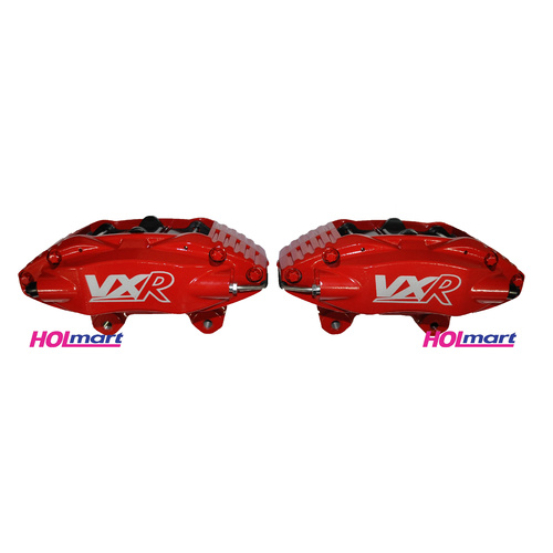 Holden HSV VE AP Racing 4 Pot Piston Front Brake Calipers & Pads RED GTS VXR Clubsport Senator