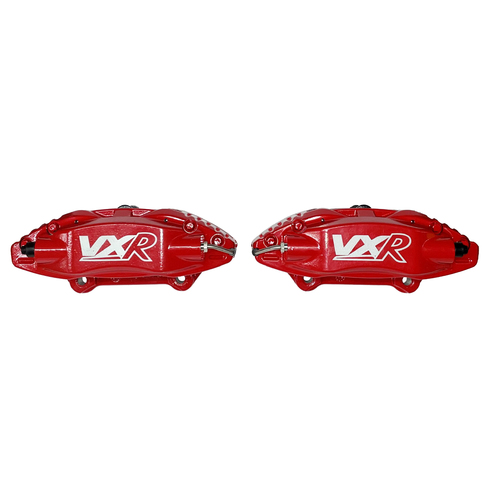 Holden HSV VE AP Racing 4 Pot Piston Rear Brake Calipers & Pads RED GTS VXR Clubsport Senator
