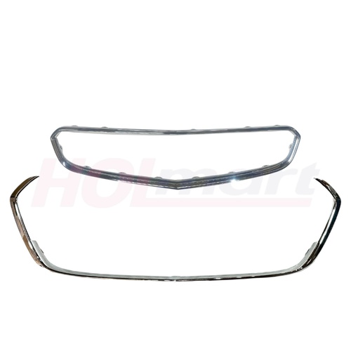 Holden VF Series 2 Chrome Upper & Lower Grille Surround Trim Moulds SV6 SS SSV Commodore Redline NEW