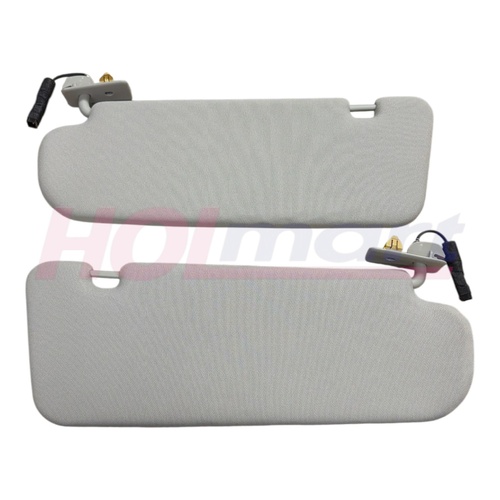Holden VF Sun Visors Pair with Vanity Mirror Commodore Calais & WN Caprice GMH