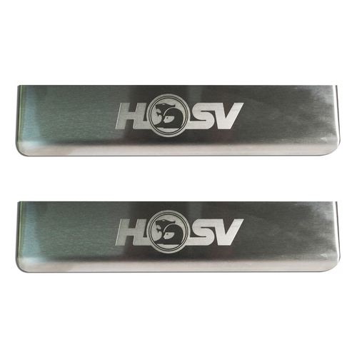 HSV VT VX VY VZ REAR Scuff Sill Plates Set X2 - Sedan / Wagon Commodore NOS