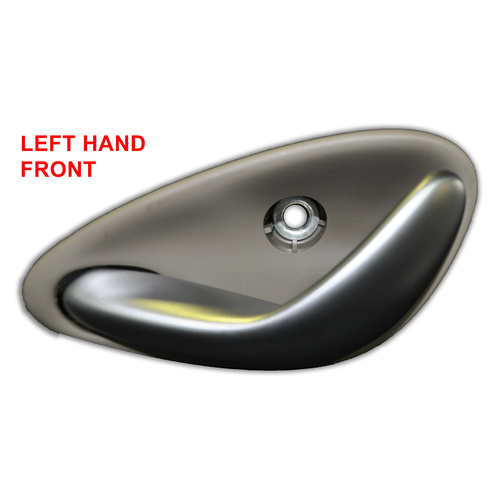 Holden Commodore VY VZ Taupe Alloy Silver Inner Door Handle Left Front VT VX