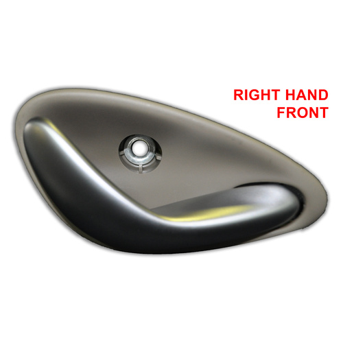 Holden Commodore VY VZ Taupe Alloy Silver Inner Door Handle Right Front Driver VT VX