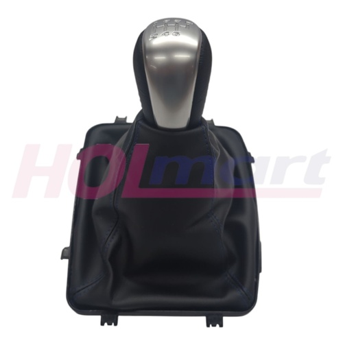 Holden VY VZ Manual Shifter Gear Knob & Boot V8 6 Speed Blue Stitch SS & HSV GTS Clubsport