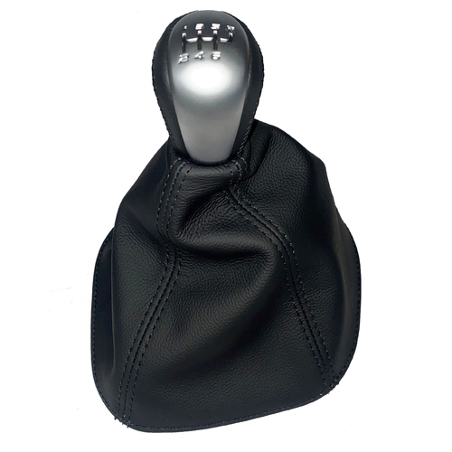 Holden HSV VY VZ Manual Leather Shifter Knob & Boot 6 Speed Black SS GTS Clubsport