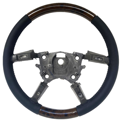 Holden WK Steering Wheel Leather / Wood Grain Statesman Caprice VY Genuine NOS