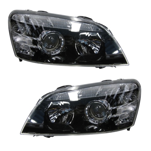 Holden WM Statesman Head Lights Pair Left/Right Projector - GENUINE GMH